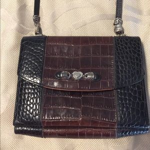 Brighton leather crossbody wallet/purse with strap